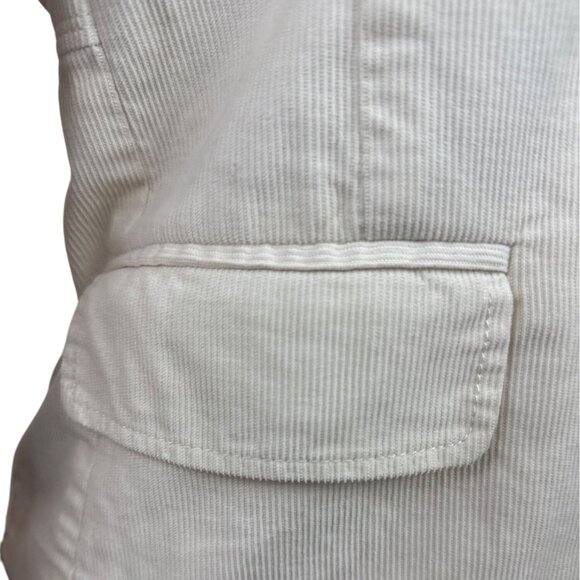 J.Crew Womens Ivory Corduroy Jacket Size 8 - Picture 5 of 7